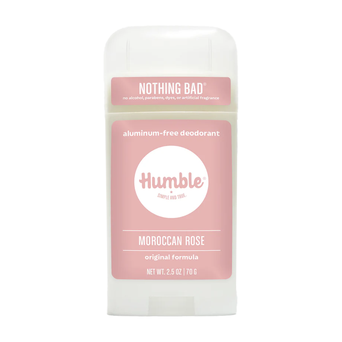 Humble Brands | Deodorant Stick Aluminum Free Moroccan Rose 70g