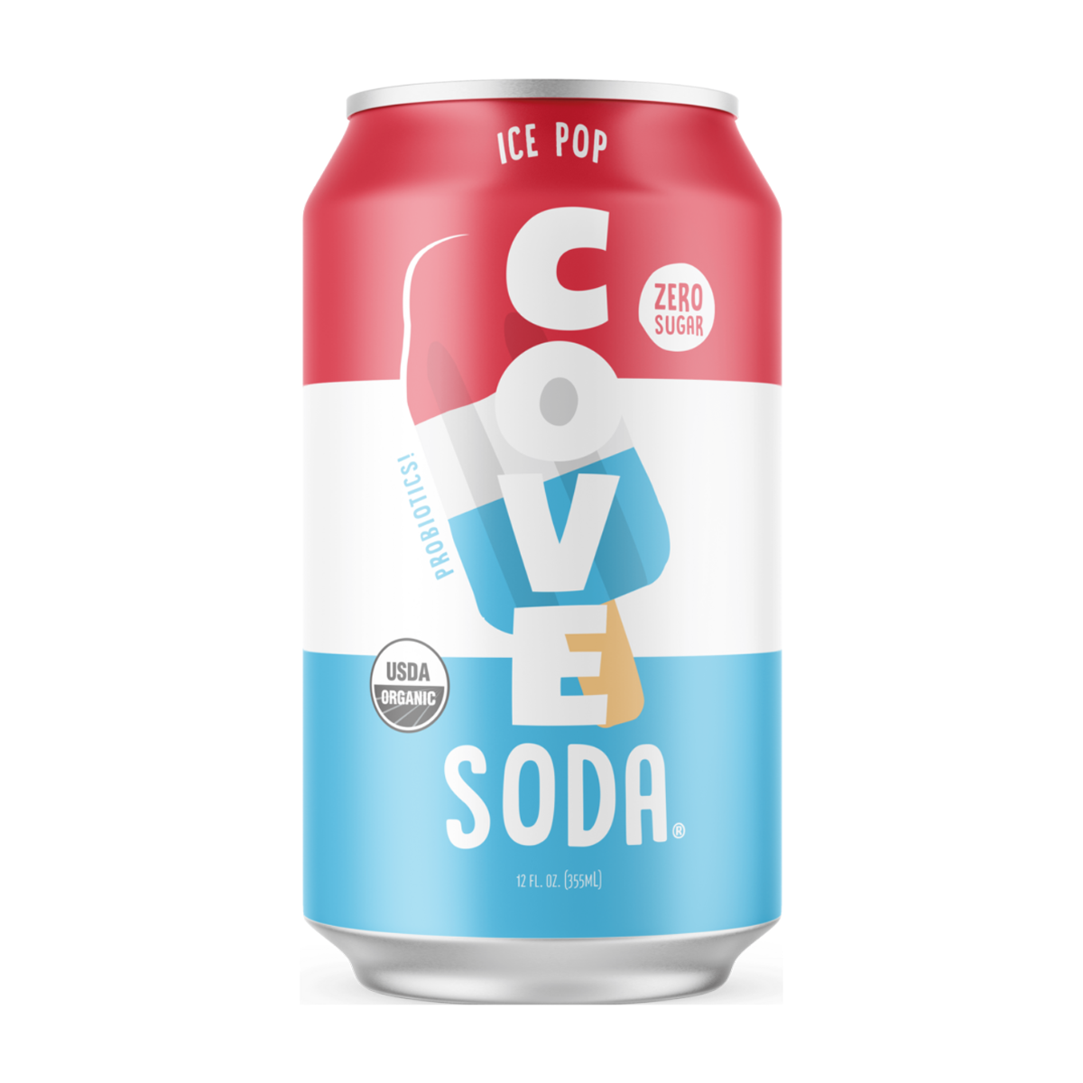 Cove Soda | Organic Ice Pop Soda 355ml