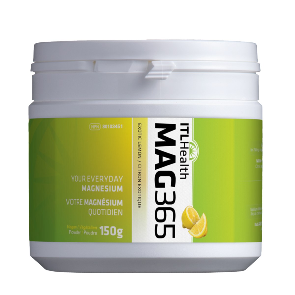 ITL Health | Mag365 Exotic Lemon Flavour Magnesium Powder