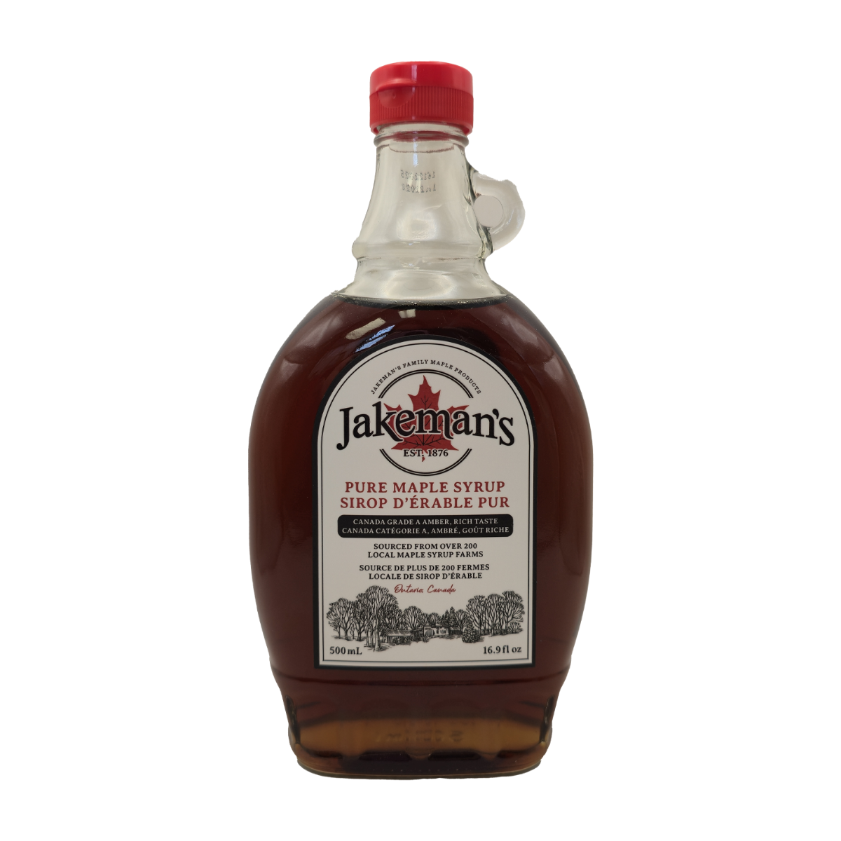 Jakemans | Pure Maple Syrup Kent Glass 500ml