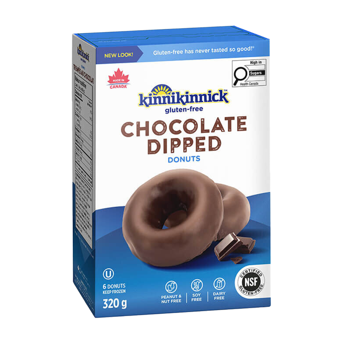 Kinnikinnick | Chocolate Dipped Donuts