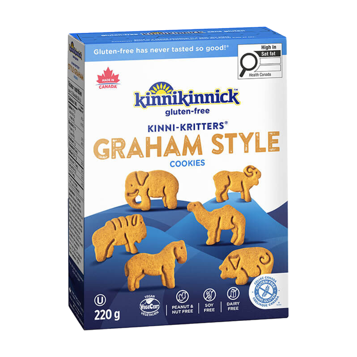 Kinnikinnick | Kinnikritters Graham Style Animal Cookies