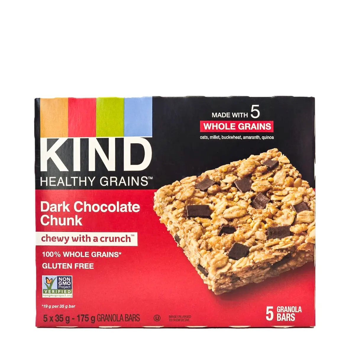 Kind | Healthy Grains Dark Chocolate Chunk Bars 5x35g