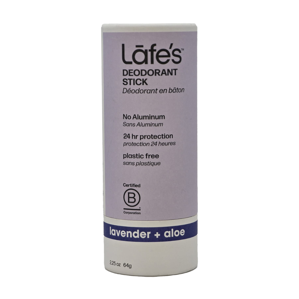 Lafe's | Lavender & Aloe Aluminum Free Deodorant Stick 64g