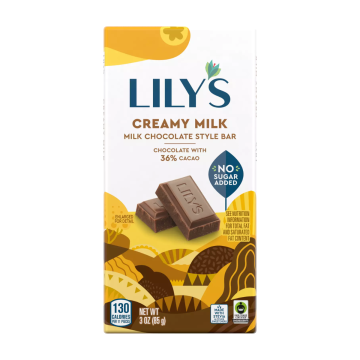 Lily's | Creamy Sugar Free Milk Chocolate Bar