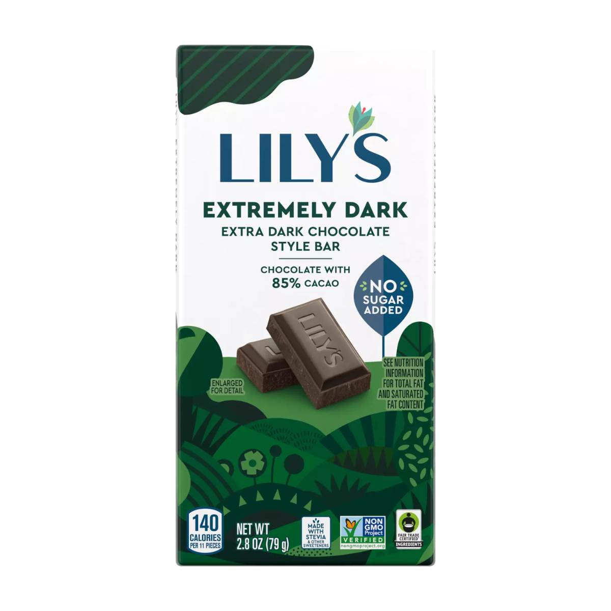 Lily's | Extremely Dark Sugar Free 85% Cocoa Chocolate Bar