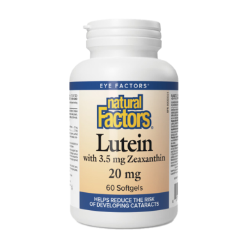 Natural Factors | Lutein 20mg With 3.5mg Zeaxanthin Softgels