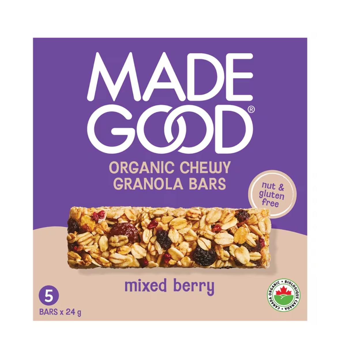 Made Good | Mixed Berry Granola Bars