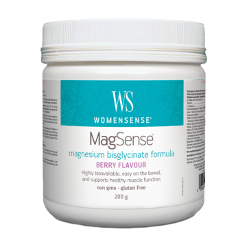 WomenSense | MagSense Magnesium Bisglycinate Formula  Berry Powder