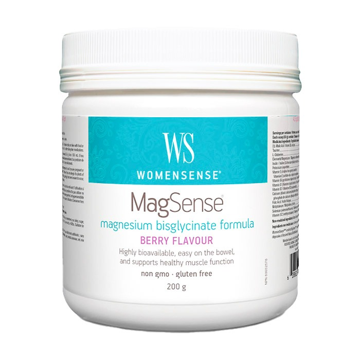 WomenSense | MagSense Magnesium Bisglycinate Formula  Berry Powder