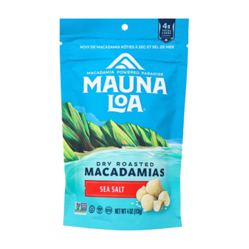 Mauna Loa | Hawaiian Sea Salt Dry Roasted Macadamias 113g