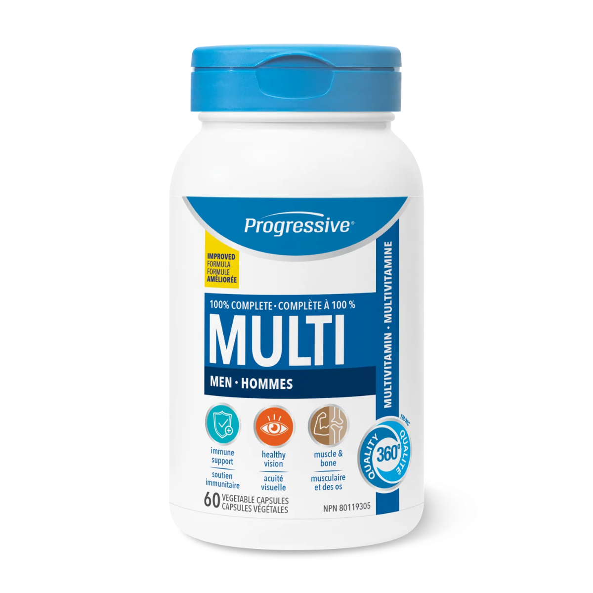 Progressive | Adult Men Multivitamin Veggie Capsules