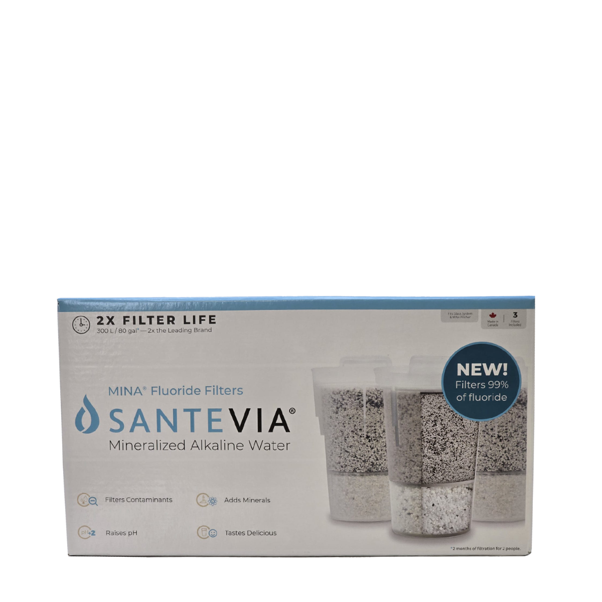 Santevia | MINA Pitcher Fluoride Filter
