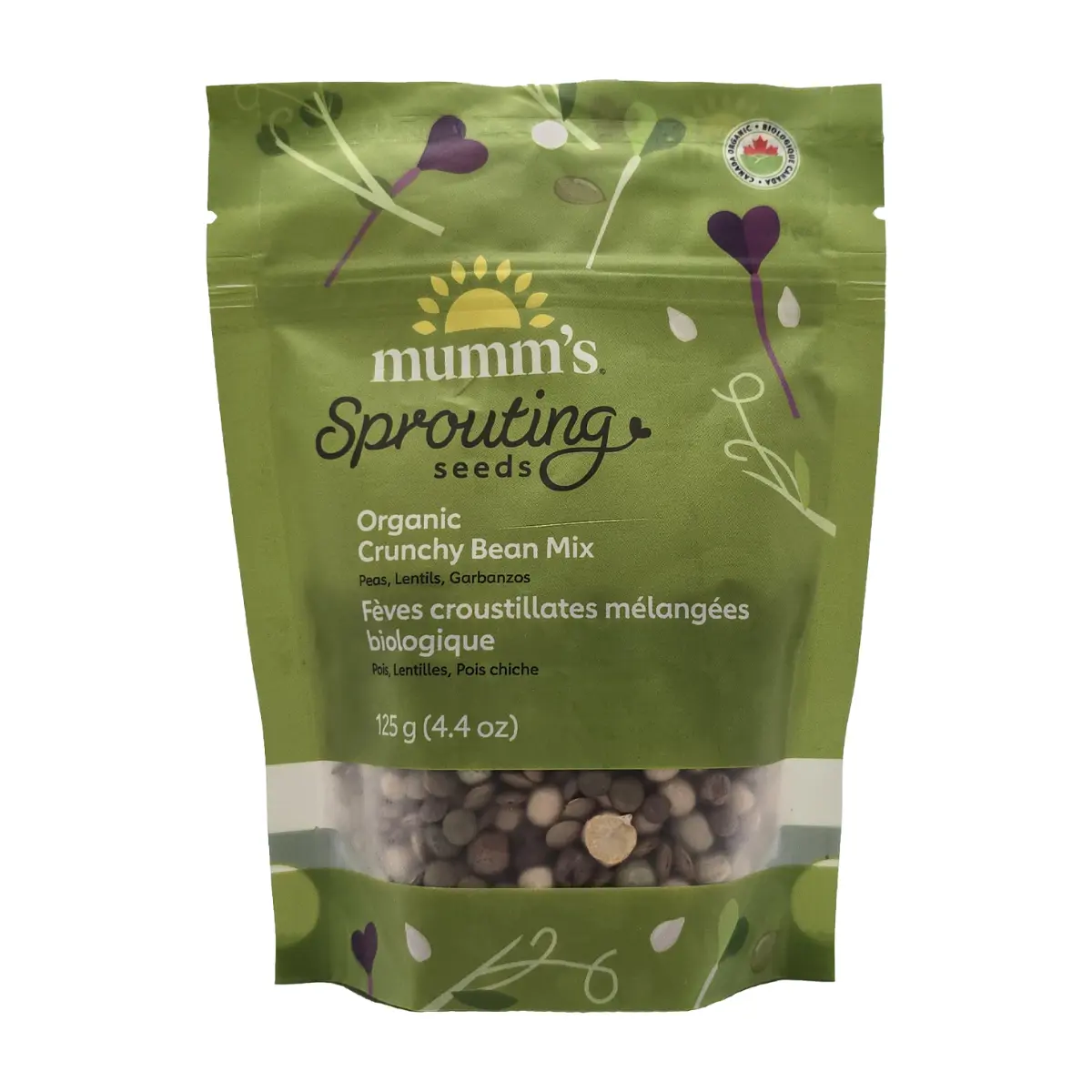 Mumm's Sprouting Seeds | Organic Crunchy Bean Mix