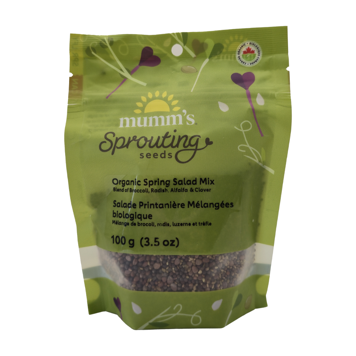Mumms Sprouting Seeds | Organic Spring Salad 100g