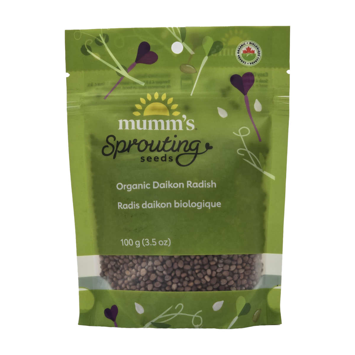 Mumm's Sprouting Seeds | Organic Daikon Radish