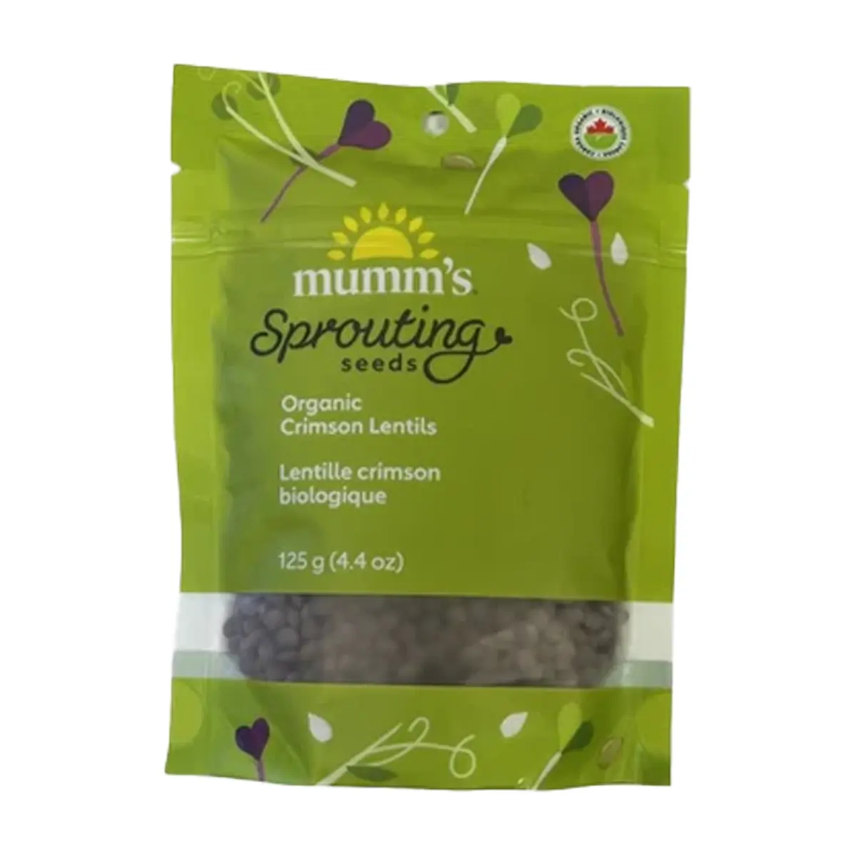 Mumm's Sprouting Seeds | Organic Crimson Lentils
