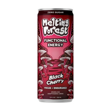 Melting Forest | Mushroom Energy Drink Black Cherry 355ml