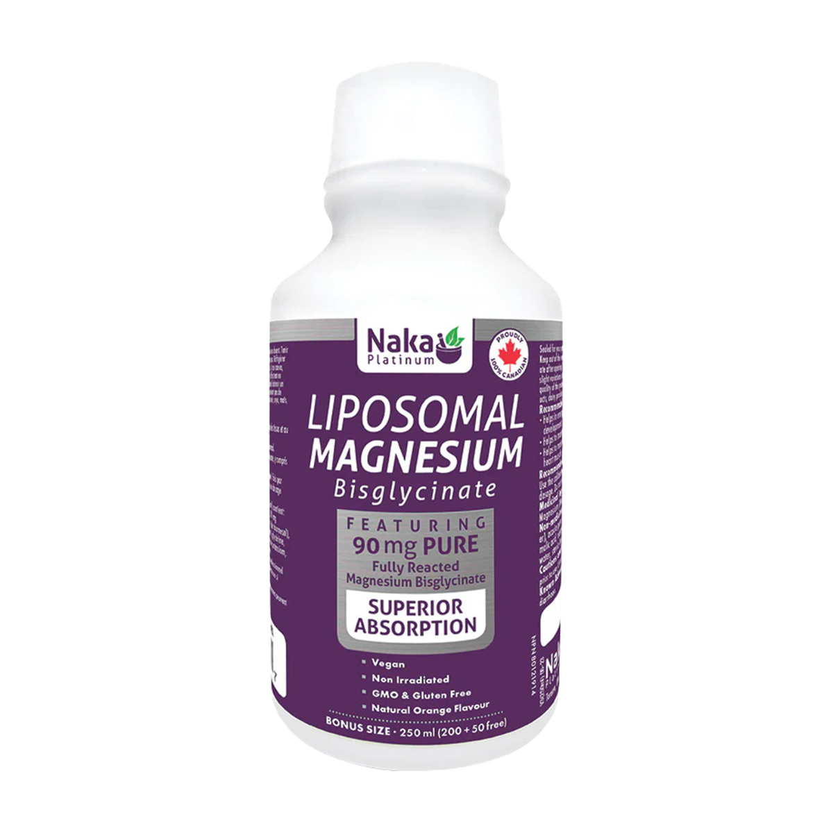 Naka Platinum | Liposomal Magnesium Bisglycinate Liquid