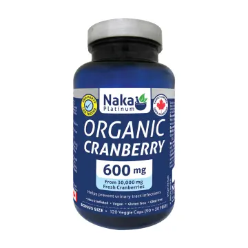 Naka Platinum | Organic Cranberry 30,000mg 120 Veggie Capsules