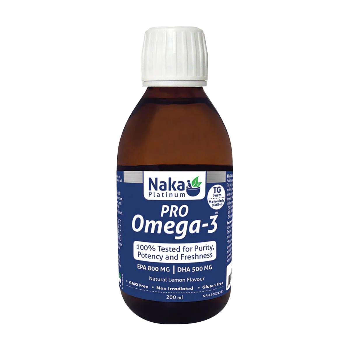 Naka Platinum | Pro Omega-3 Lemon Flavour Liquid