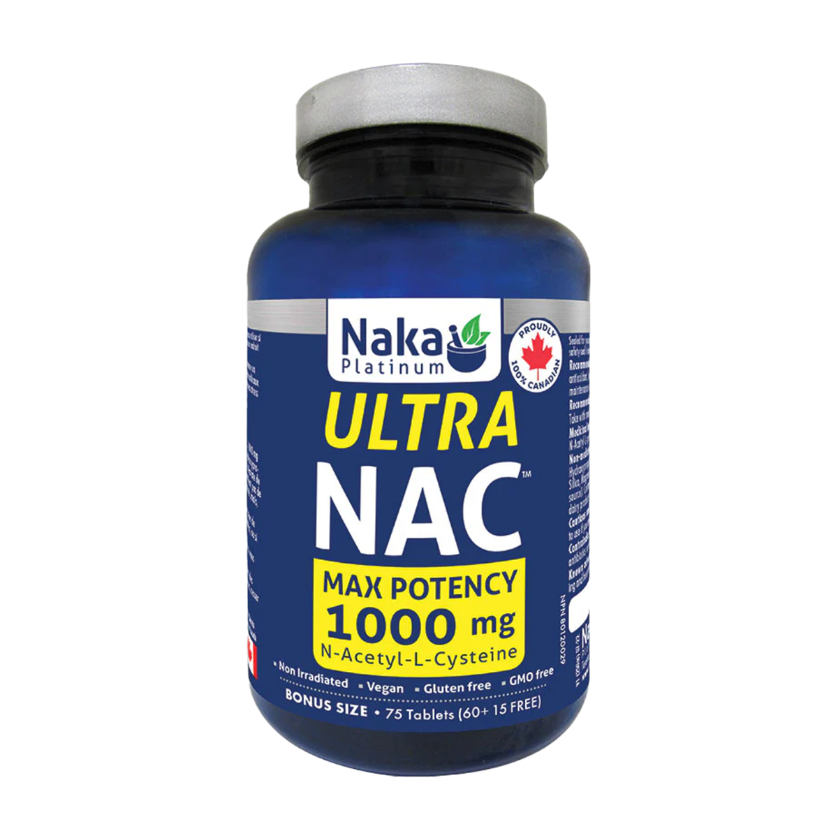 Naka Platinum | Ultra NAC 1000mg Vegetarian Capsules