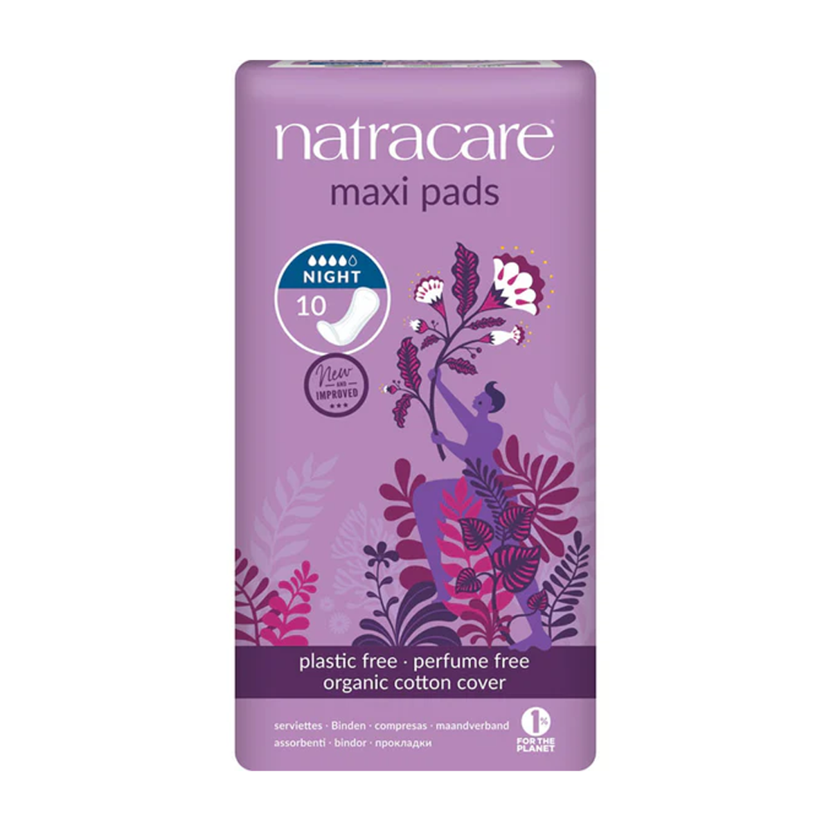 Natracare | Organic Cotton Nighttime Maxi Pads