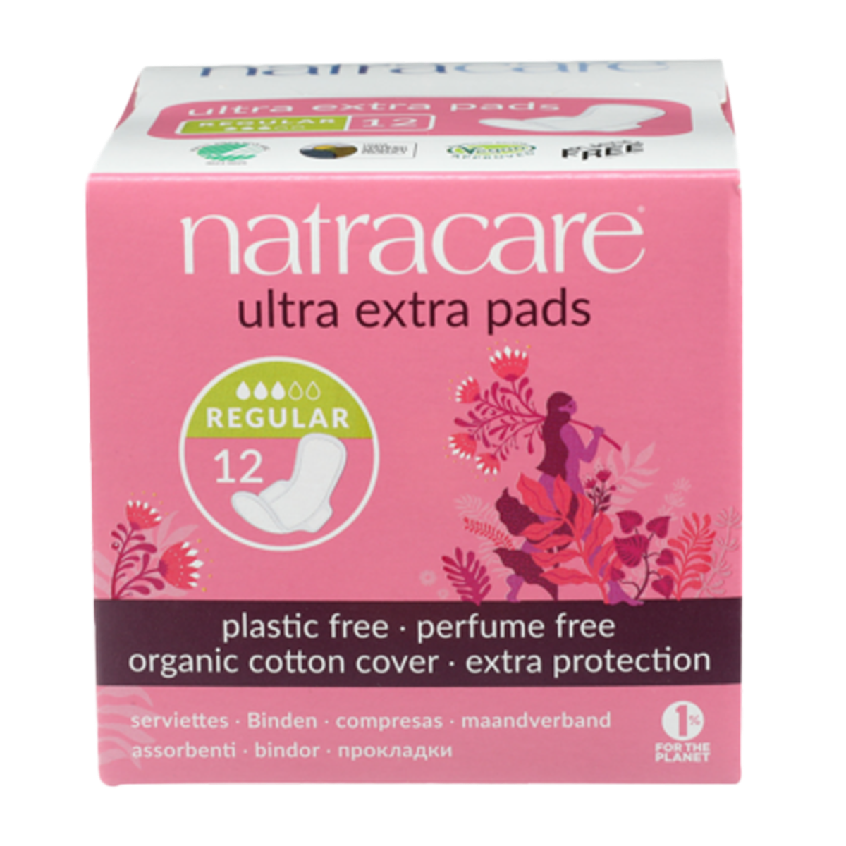 Natracare | Organic Cotton Normal Ultra Extra Pads With Wings