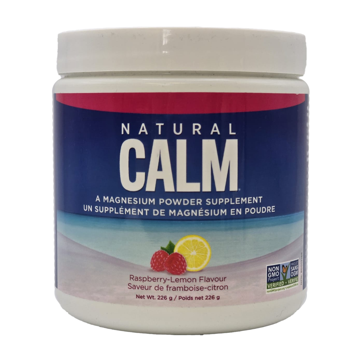 Natural Calm | Raspberry-Lemon Flavour Magnesium Citrate Powder