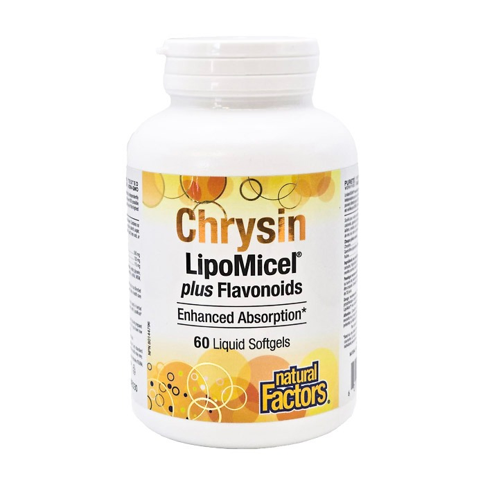 Natural Factors | Chrysin Liposomal Plus Flavonoid 60 Softgels