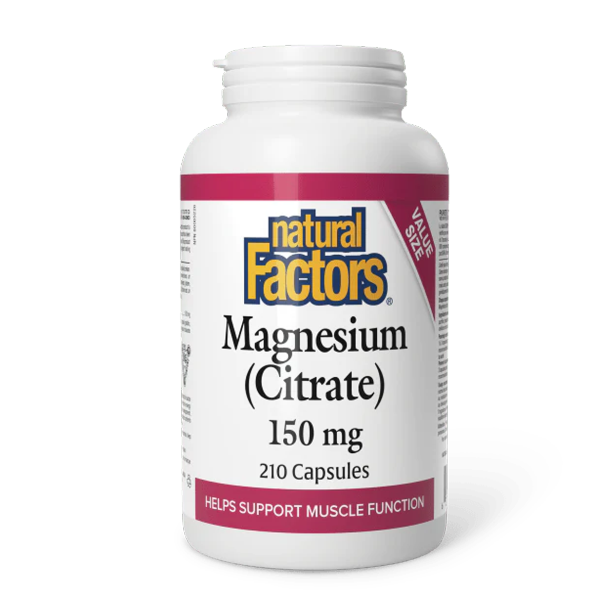 Natural Factors | Magnesium Citrate 150mg 210 Capsules
