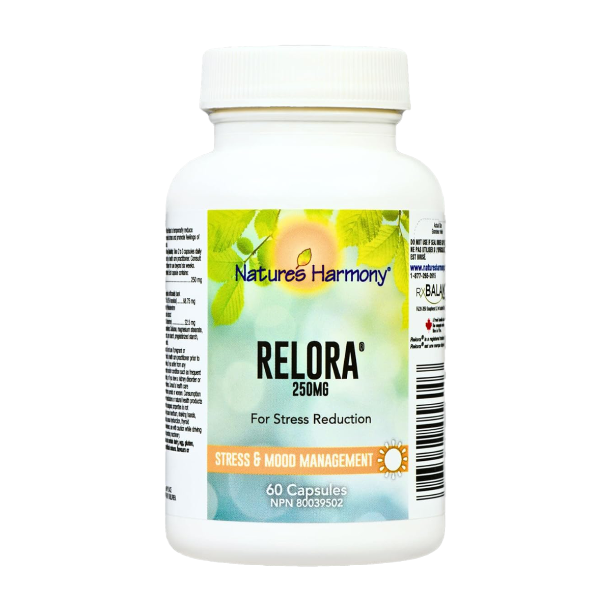 Nature's Harmony | Relora 250mg Capsules