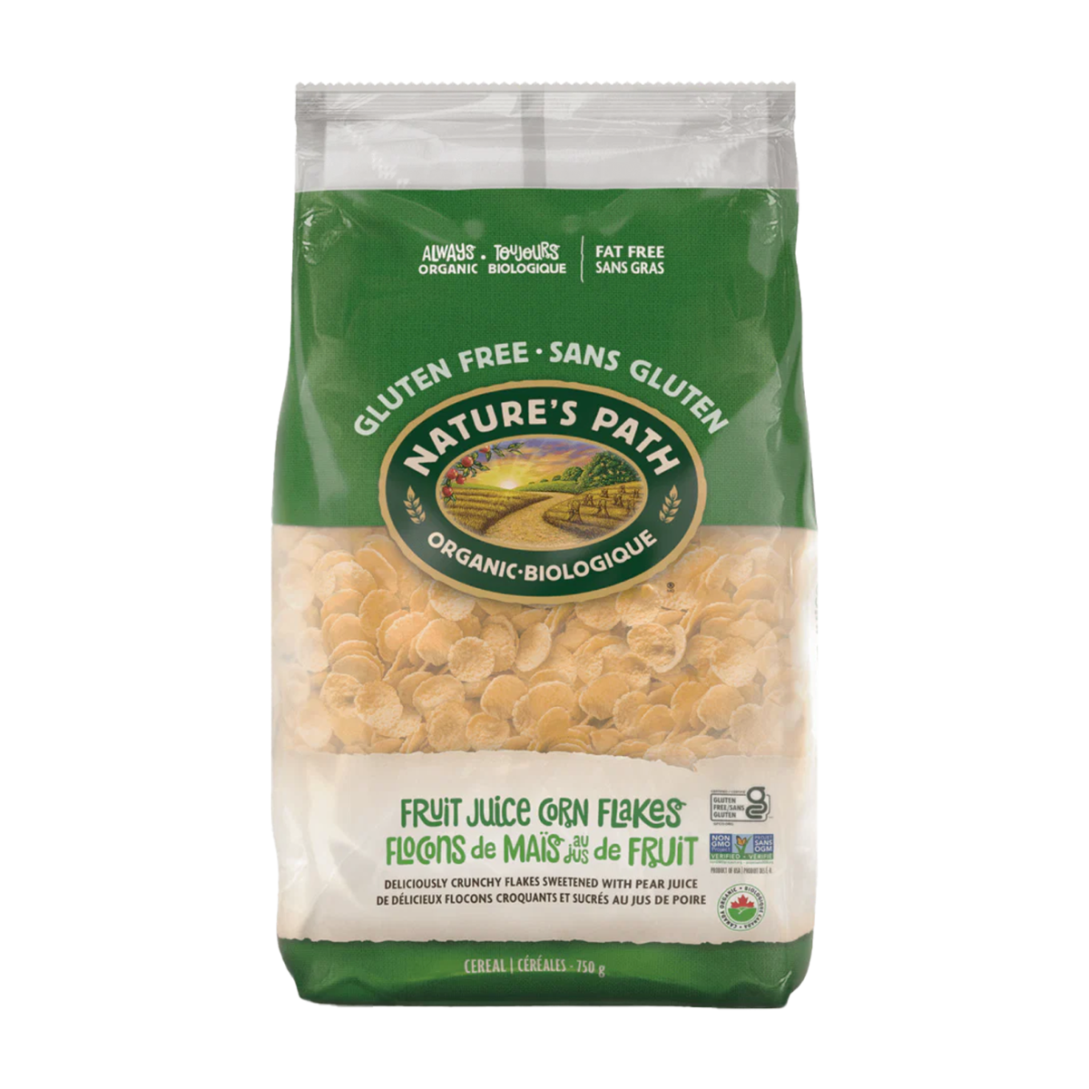 Nature's Path | Fruit Juice Corn Flakes Eco-Pac Cereal