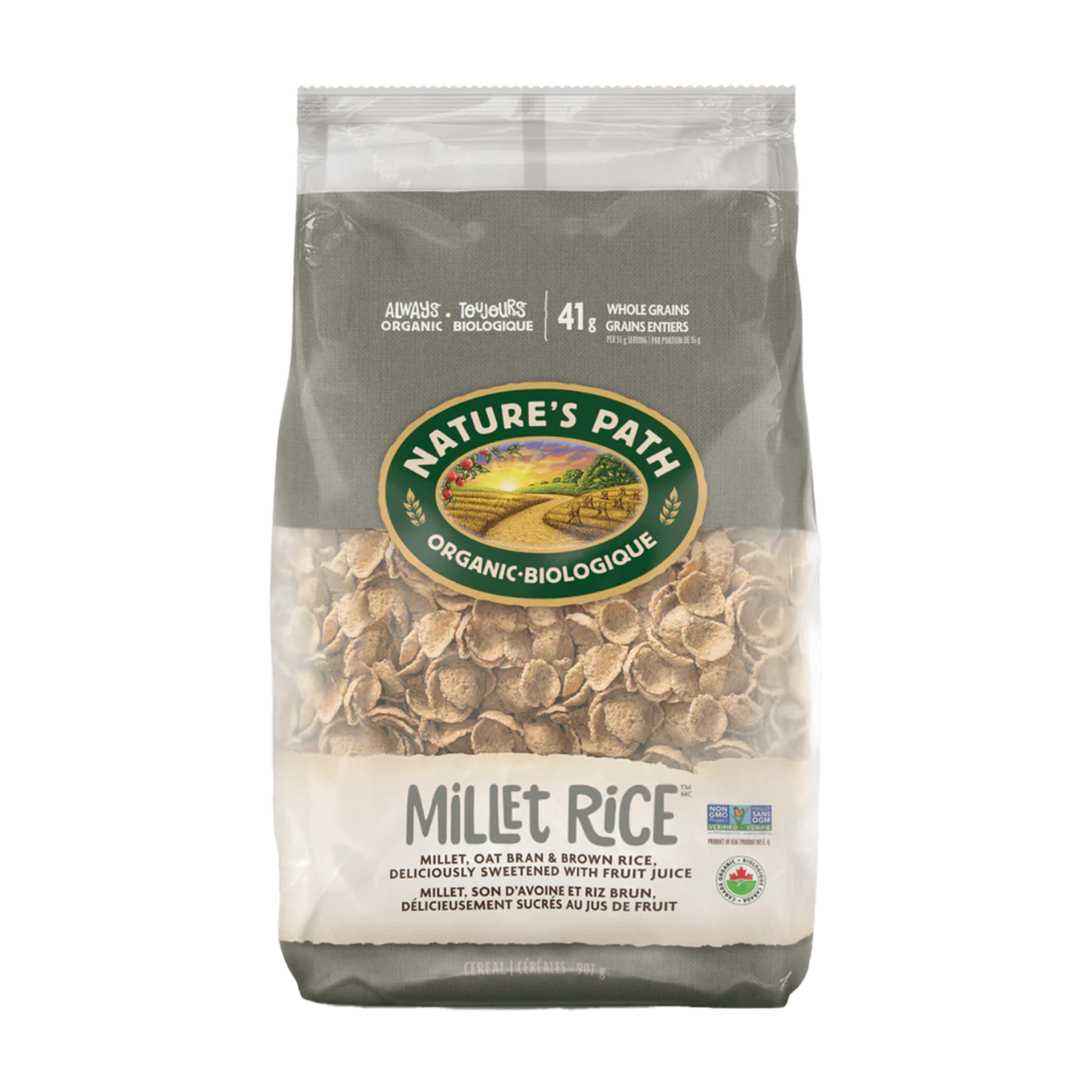 Nature's Path | Millet Rice Flakes Eco-Pac Cereal