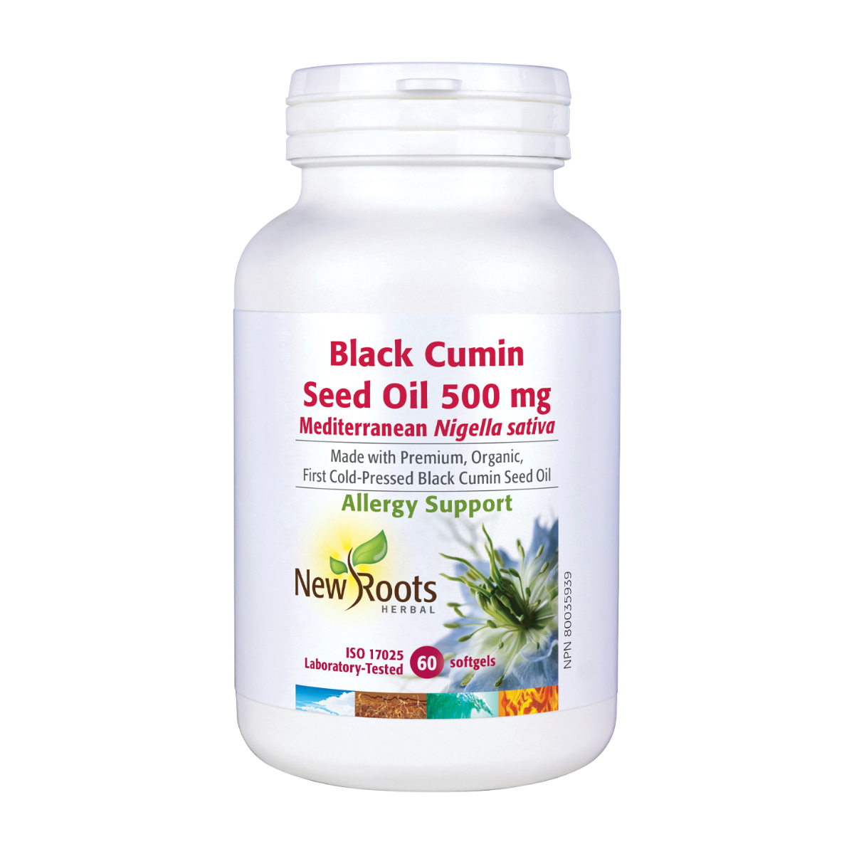 New Roots | Black Cumin Seed Oil 500mg Softgels