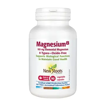 New Roots | Magnesium 8 90 Veggie Capsules