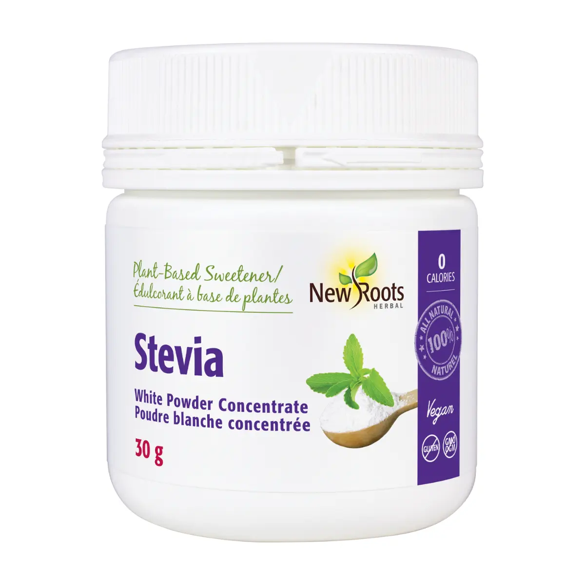 New Roots | Stevia White Powder Concentrate 30g