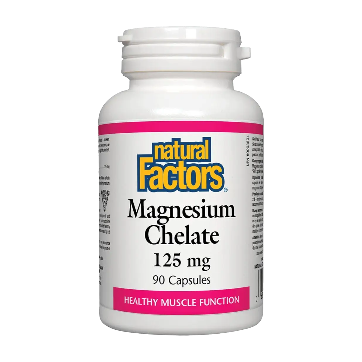 Natural Factors | Magnesium Chelate 125mg Capsules