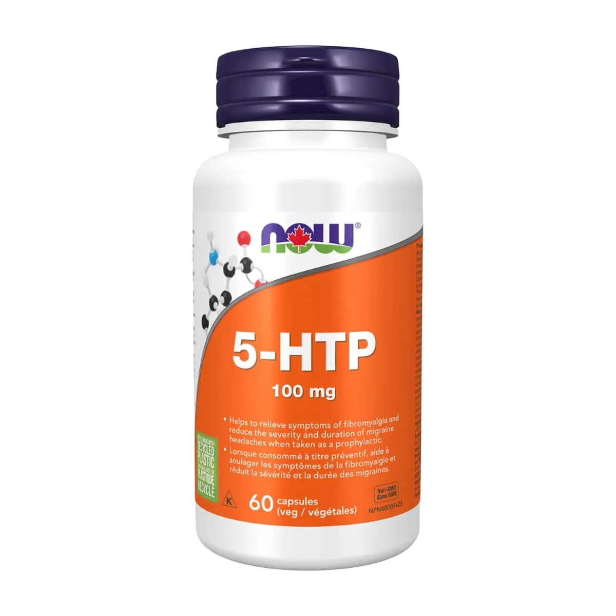 NOW | 5-HTP 100mg Vegetarian Capsules