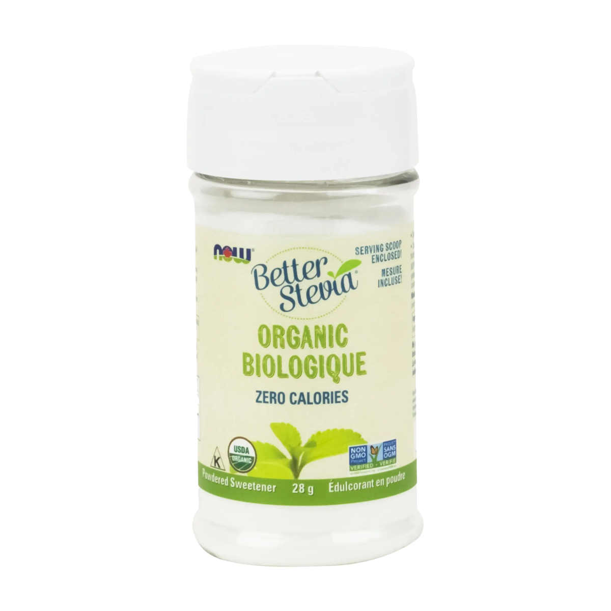 NOW | BetterStevia Organic Extract Powder Shaker