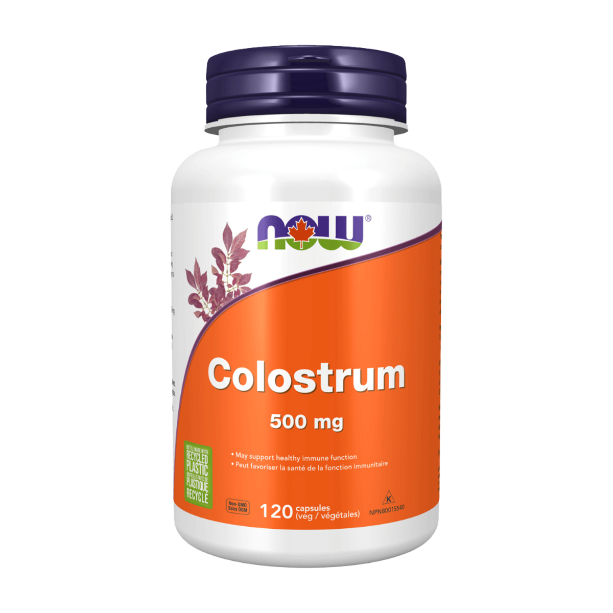 NOW | Colostrum 500mg Vegetarian Capsules