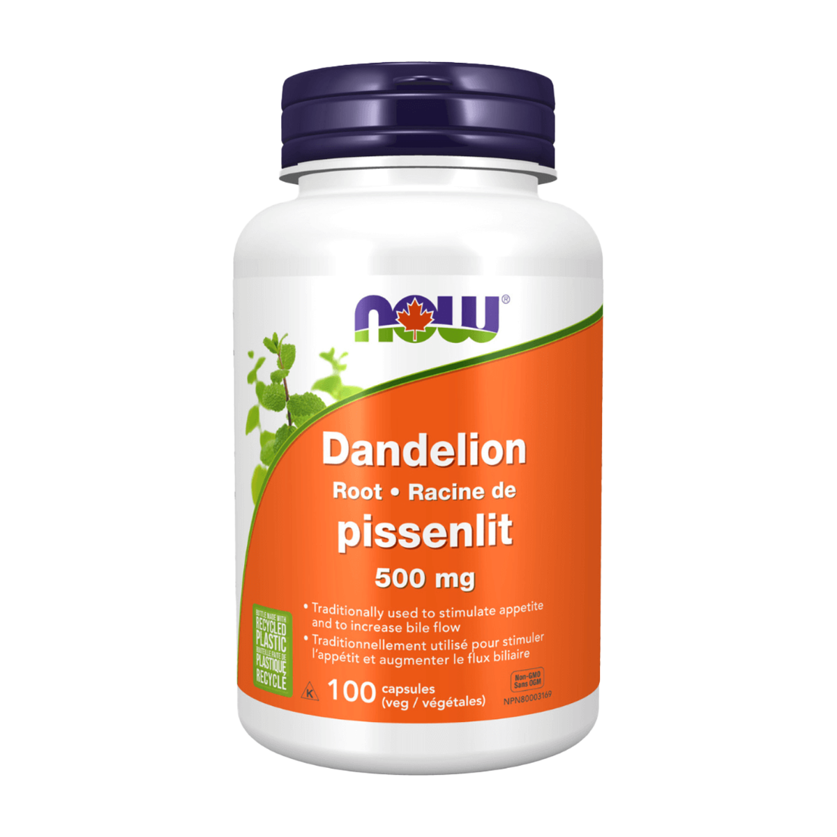 NOW | Dandelion Root 500mg Vegetarian Capsules