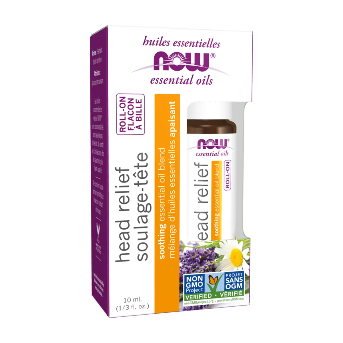 NOW | Head Relief Essential Oil Roll-On 10mL