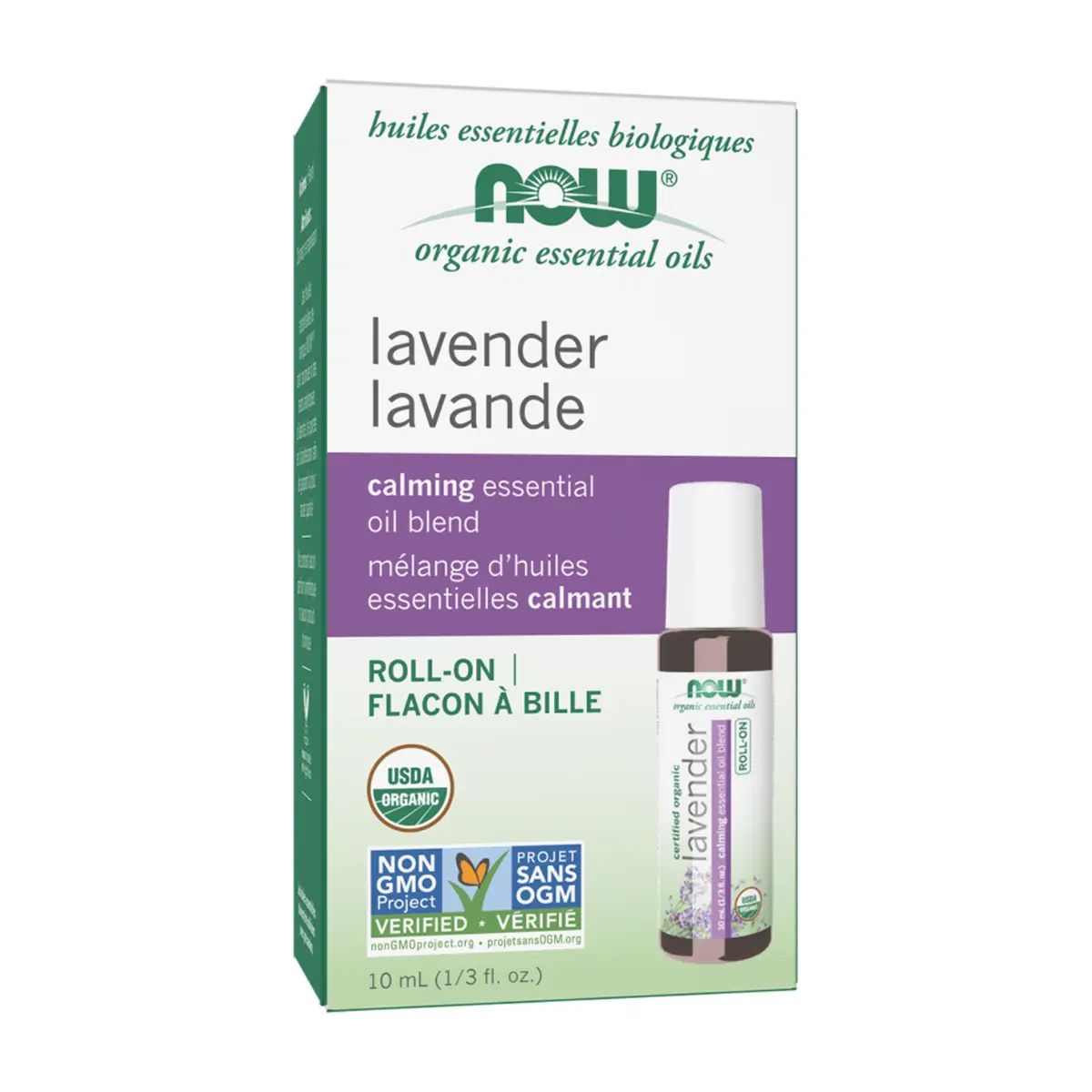 NOW | Lavender Essential Oil Roll-On 10ml