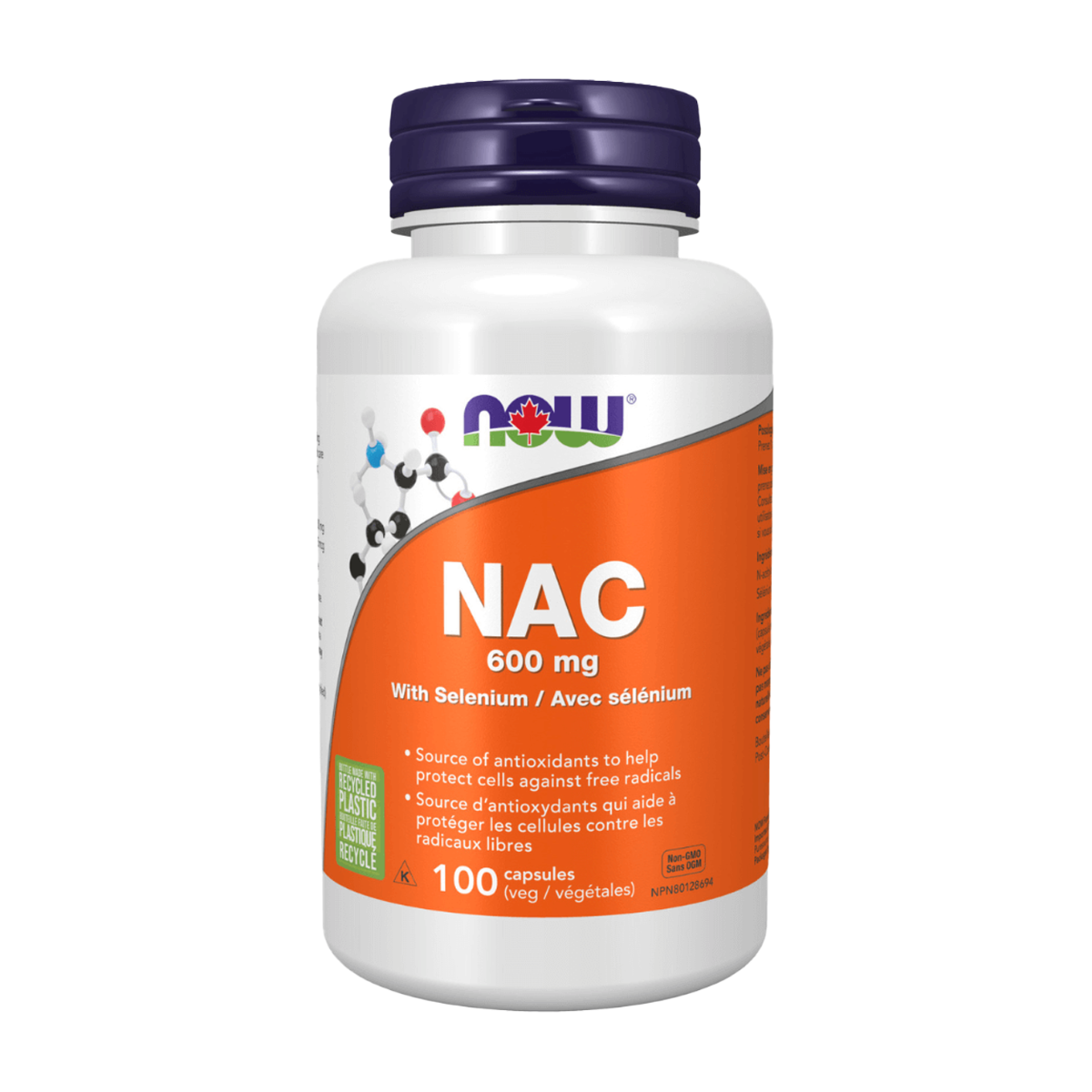 NOW | NAC 600mg Vegetarian Capsules