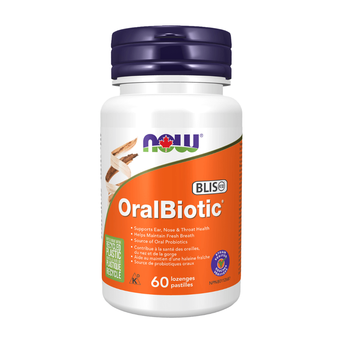 NOW | OralBiotic 60 Lozenges