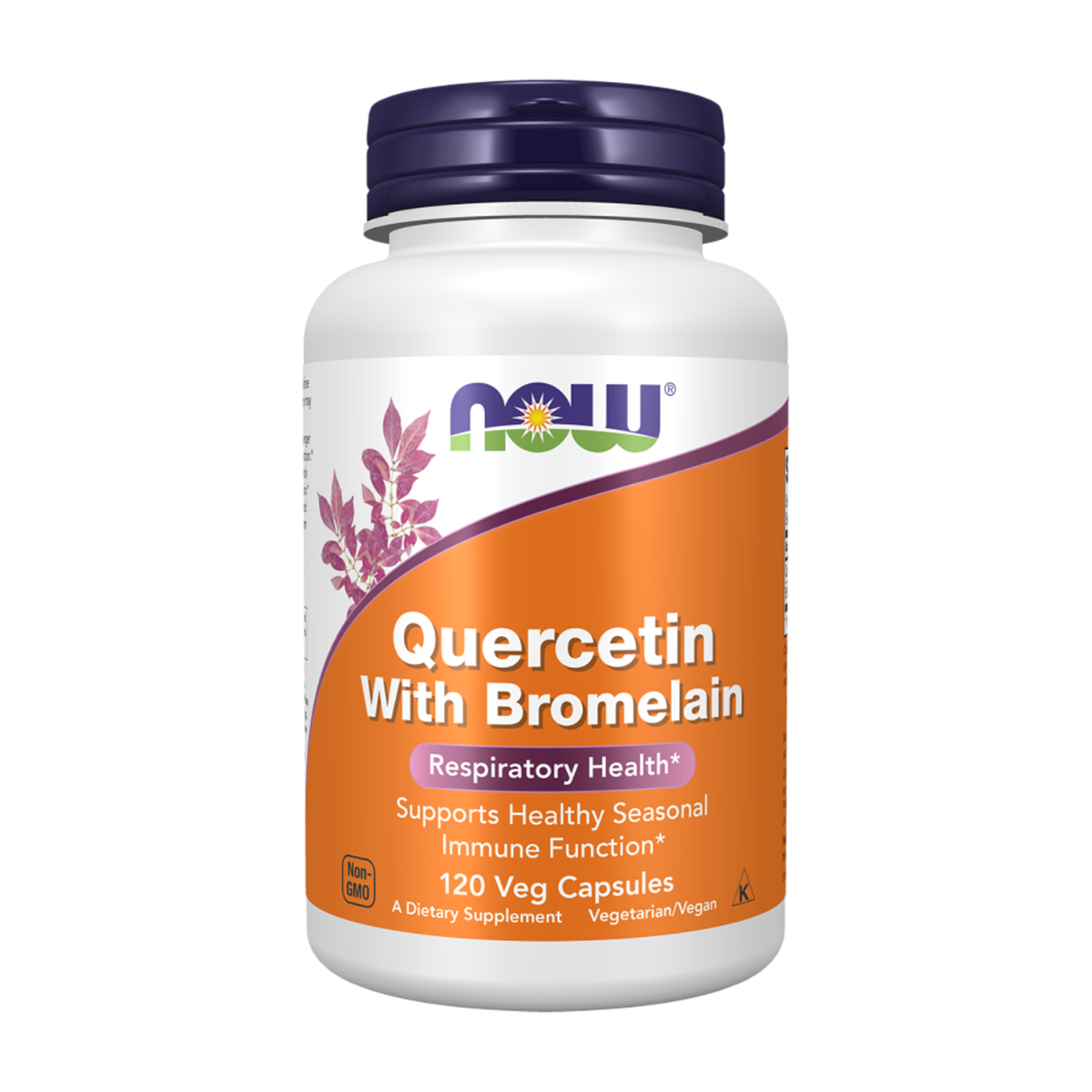 NOW | Quercetin 400mg With Bromelain Vegetarian Capsules