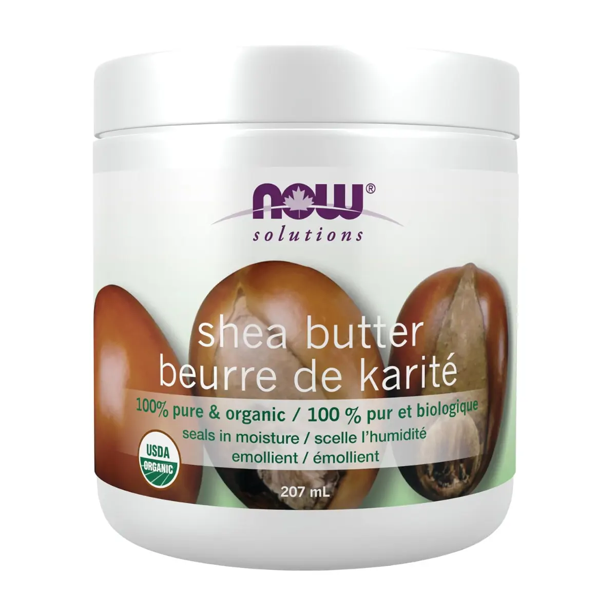 NOW Solutions | Organic Shea Butter 207mL
