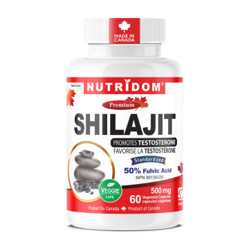 Nutridom | Shilajit 500mg Veggie Caps