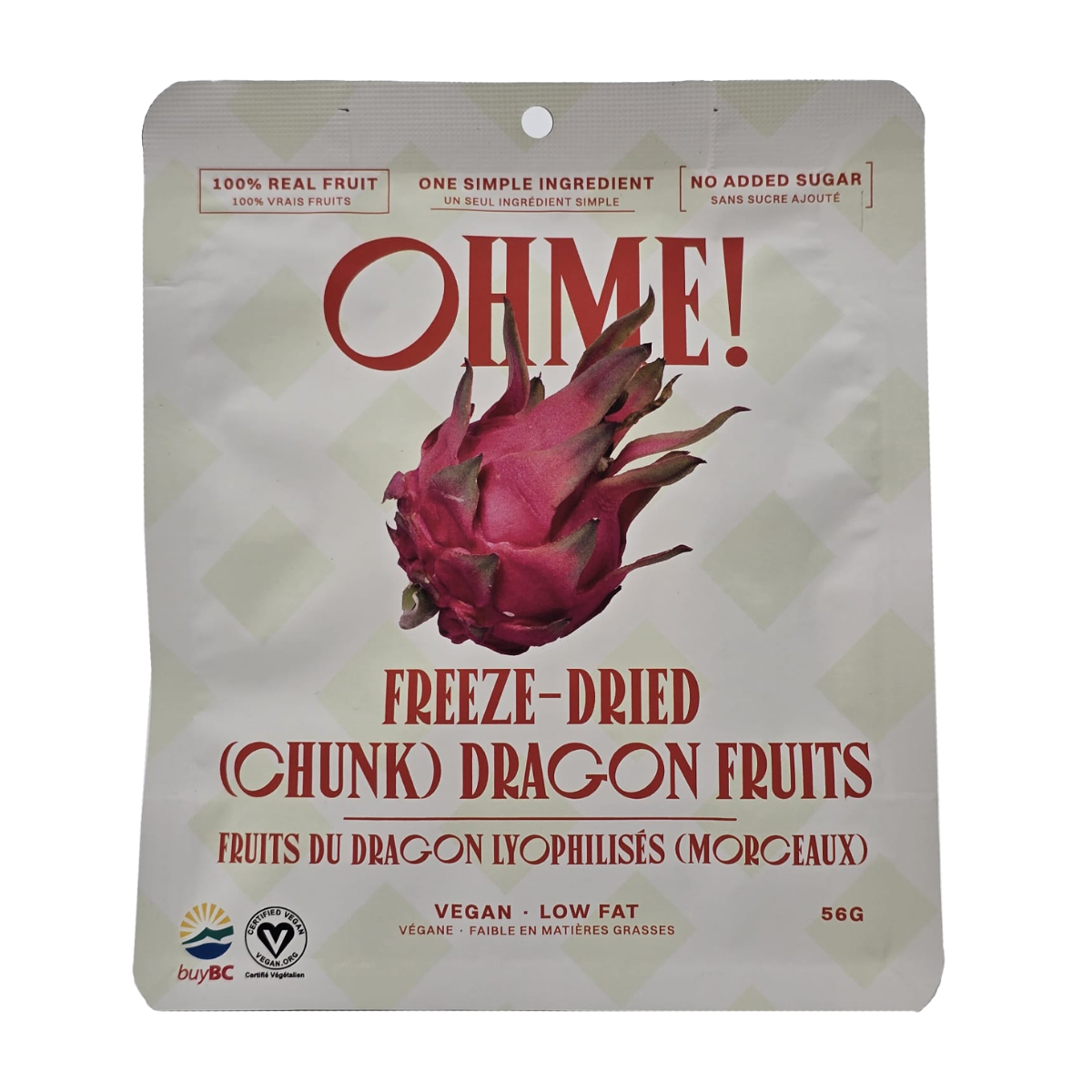 Oh Me! | Freeze-Dried Chuck Dragon Fruits 56g